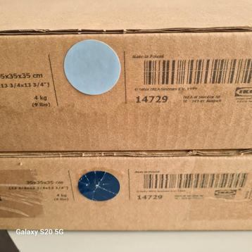 Ikea kastjes EKET 2 stuks 35 x 35 x 35 cm.