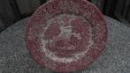 Castles EIT Englisch Tableware groot bord plat 24,5 cm rood, Antiek en Kunst, Ophalen of Verzenden