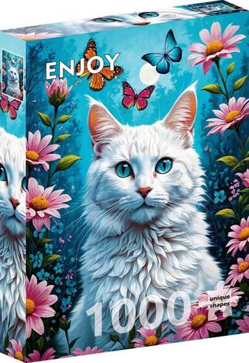 Enjoy - White Cat - 1000 stukjes beschikbaar voor biedingen