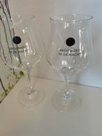 Brouwerij in de nacht bierglazen set van 2 glazen, Verzenden, Nieuw, Glas of Glazen, Overige merken