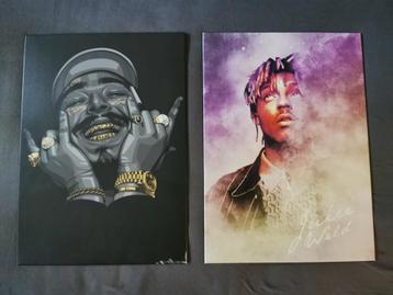 Displate poster Post Malone en Juice WRLD beschikbaar voor biedingen