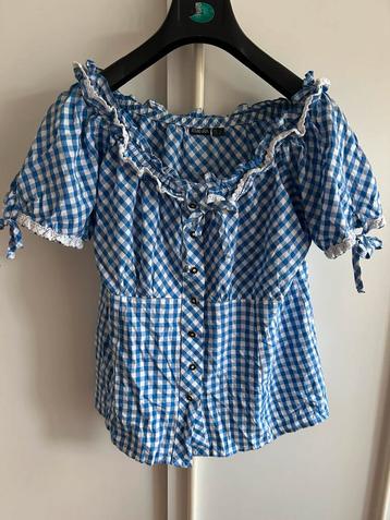 Oktoberfest shirt blouse top trachten Tirol Tiroler dirndl  beschikbaar voor biedingen
