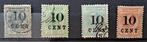 Cees-Suriname 1898 nvph 29,31,32,33 gest., Ophalen of Verzenden, Gestempeld