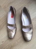 Instapper l brons metallic leer, mt 42 blokhakje, Overige kleuren, Lilian, Instappers, Ophalen of Verzenden