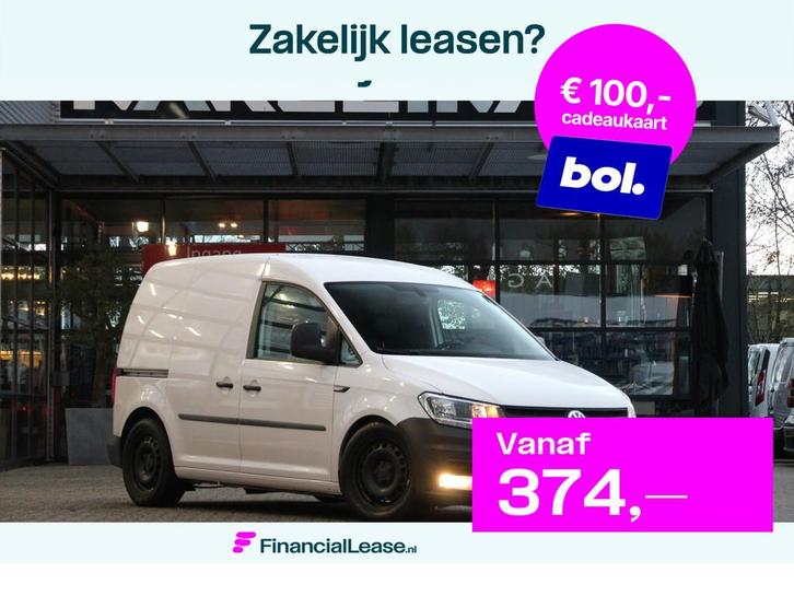 Volkswagen Caddy 1.4 TSI | Aut. | Standkachel | Stoelverw. |, Auto's, Bestelauto's, Bedrijf, Lease, Financial lease, ABS, Airbags