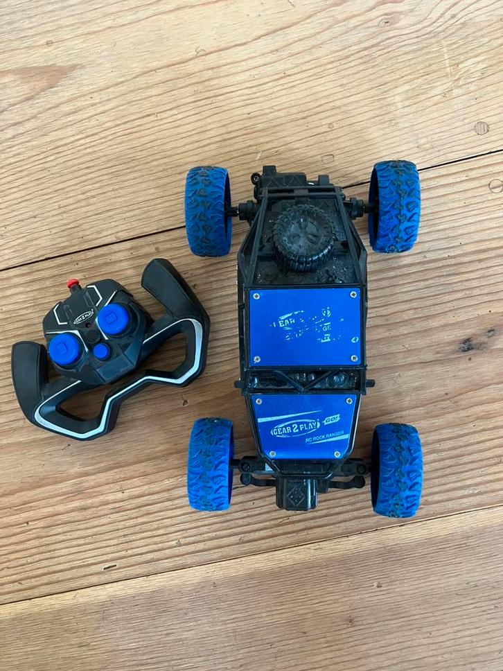 Rc rock ranger terreinwagen, gear2play, Kinderen en Baby's, Speelgoed | Speelgoedvoertuigen, Zo goed als nieuw, Afstandsbediening