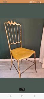 Chiavari‑stoel – goudkleurig met velvet  zitting, Ophalen
