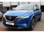 Nissan Qashqai 1.3 MHEV Tekna Plus 360 ACC Pano Massage, Gebruikt, Zwart, 4 cilinders, Blauw