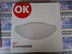 Plafonniere OK 42W Denver, Ophalen, Nieuw, Metaal of Aluminium, Plafondspot of Wandspot