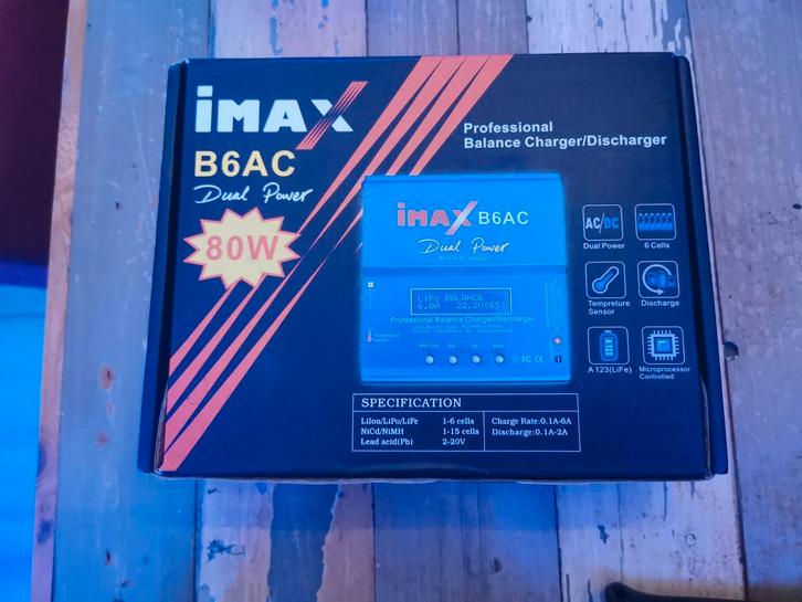 Imax B6AC 80W Acculader / Balancer, Hobby en Vrije tijd, Metaaldetectors, Ophalen of Verzenden