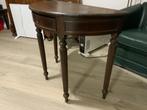 Bijzettafel Halve maantafel, Verzenden, Rond, 55 tot 75 cm, Zo goed als nieuw
