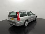 Volvo V70 2.4D AUT Edition Sport / Dakraam / volledig onderh, Zwart, 179 €/maand, 1553 kg, Leder en Stof