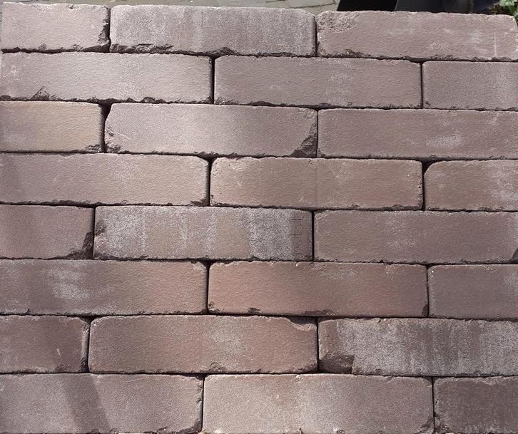 Aktie gebakken Waaltjes / Waalformaat Donkerbruin, Tuin en Terras, Tegels en Klinkers, Nieuw, Terrastegels, Keramiek, Ophalen of Verzenden