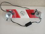 AFC AJAX wandspotlamp uit 1994, Metaal of Aluminium, Ophalen of Verzenden, Zo goed als nieuw, Led
