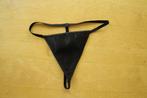 NIEUWE stretch veterstring one size (rekt t/m XL), Verzenden, Zwart, String