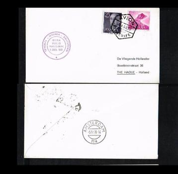 K10: Uitzoeken (KLM) eerste vluchten NOG 1970-1971 beschikbaar voor biedingen