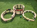Houten treinbaan brug spiraal pilaren (Ikea, Brio, Lidl, ..), Ophalen of Verzenden, Nieuw, Duw- of Trekspeelgoed