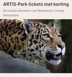 3 volwassenen Artis tickets tot juni 2024, Tickets en Kaartjes, Recreatie | Dierentuinen, Drie personen of meer