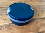 Tupperware koekjestrommel, Ophalen of Verzenden, Blauw, Overige typen