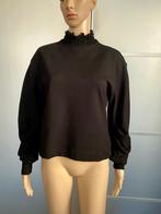 G664 Nieuw: Juffrouw Jansen mt. S=36/38 trui top zwart, Zwart, Nieuw, Ophalen of Verzenden, Maat 36 (S)