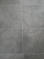 24 vloertegels 60x60 antraciet (14,4 m2), Doe-het-zelf en Verbouw, Tegels, Ophalen, 60 cm of meer, 60 cm of meer, Nieuw