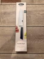 Boretti Santoku Mes 18 cm – Nieuw in Doos, Ophalen of Verzenden, Nieuw, Rvs of Chroom