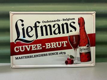 Blikken reclamebord liefmans beschikbaar voor biedingen