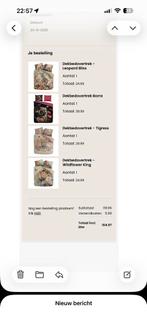 4x Wildlife Microvezel Dekbedovertrek 240x220 + Slopen, Overige kleuren, Dekbedovertrek, Tweepersoons, Ophalen of Verzenden