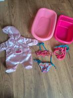 Poppenspeelgoed bikini, duikbril, pakje Babyborn, Ophalen of Verzenden, Babypop