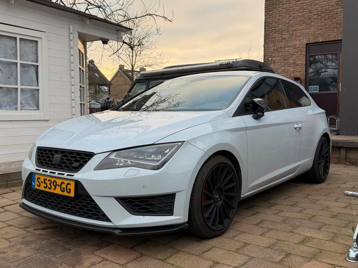Seat Leon Cupra 2.0 TSI 385PK Dsg-6 2014 Grijs, Auto's, Seat, Particulier, Leon, ABS, Android Auto, Apple Carplay, Climate control