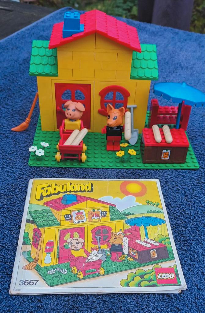 Fabuland lego 3667 bakkerij uit 1982. Compleet, Verzamelen, Speelgoed, Zo goed als nieuw, Ophalen of Verzenden