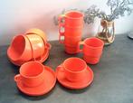 Mepal vintage oranje campingservies kampeerservies 14 delig, Caravans en Kamperen, Ophalen of Verzenden, Gebruikt