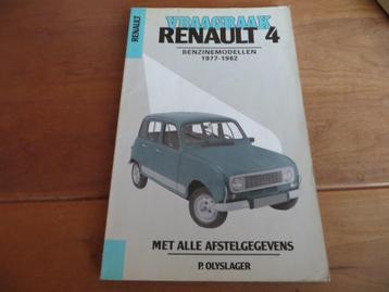 Vraagbaak Renault 4, Renault 4 bestel, R4 Rodeo 1977-82 mooi beschikbaar voor biedingen