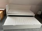 Ikea bed met uitschuiflade incl twee lattenbodems, Ophalen, 85 tot 100 cm, Gebruikt, Matras