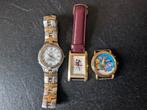 3 vintage Disney horloges, Verzamelen, Disney, Ophalen of Verzenden, Overige figuren, Zo goed als nieuw, Beeldje of Figuurtje