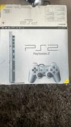 Console Ps2 Silver Compatta, Spelcomputers en Games, Spelcomputers | Sony PlayStation 2, Ophalen, Zo goed als nieuw, Met 1 controller