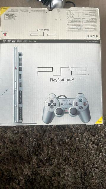Console Ps2 Silver Compatta beschikbaar voor biedingen