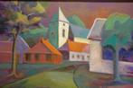 schilderij Koudijs 1967  gesigneerd, Ophalen of Verzenden