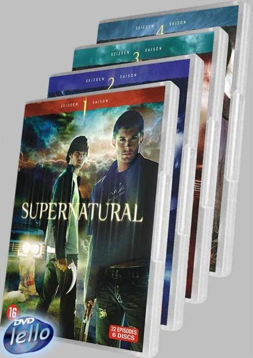 Supernatural, Seizoen 1, 2, 3 & 4 (2005-09) 4-KT, nieuw, NL, Cd's en Dvd's, Dvd's | Tv en Series, Science Fiction en Fantasy, Ophalen of Verzenden