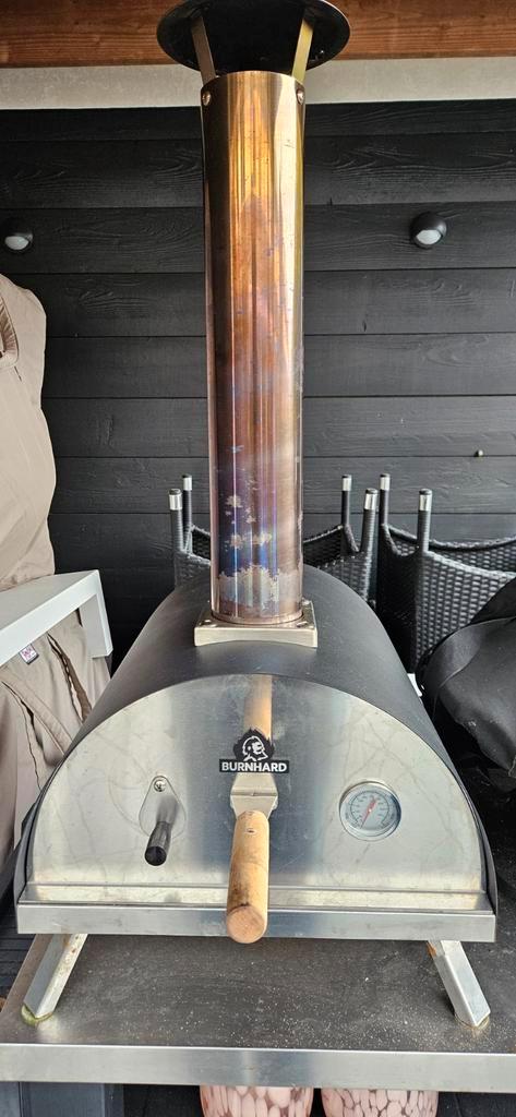 Burnhard Pizzaoven met Gasmodule - Zo goed als nieuw!, Tuin en Terras, Pizzaovens, Zo goed als nieuw, Ophalen