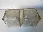 Ikea  IVIKEN / ice cube lamp, Gebruikt, Vintage, Ophalen of Verzenden, Glas