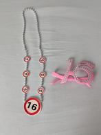 Ketting en bril 16, Ophalen of Verzenden, Gebruikt, Versiering, Carnaval