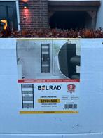 Handdoekradiator BELRAD Zwart/Mat 1200x600, Hoog rendement (Hr), Radiator, Nieuw, Ophalen of Verzenden