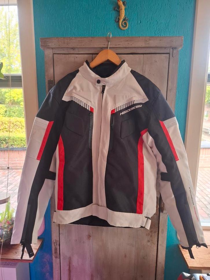 Motorjas Heren Nieuw XL/XXL- Textiel met bescherming, Motoren, Kleding | Motorkleding, Jas | textiel, Heren, Tweedehands, Ophalen of Verzenden