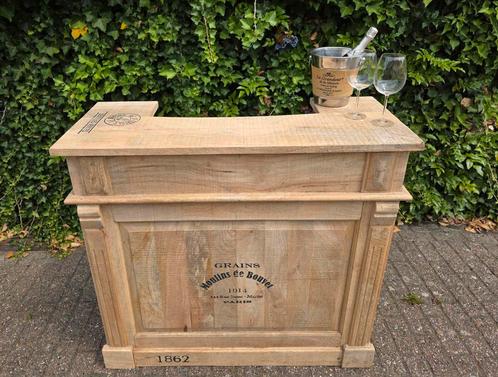 Gave BAR van massief Mango hout NIEUW, Tuin en Terras, Tuinmeubel-accessoires, Nieuw, Ophalen
