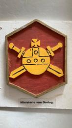 KNIL/KL Ministerie van Oorlog, Ophalen of Verzenden, Landmacht, Nederland, Embleem of Badge