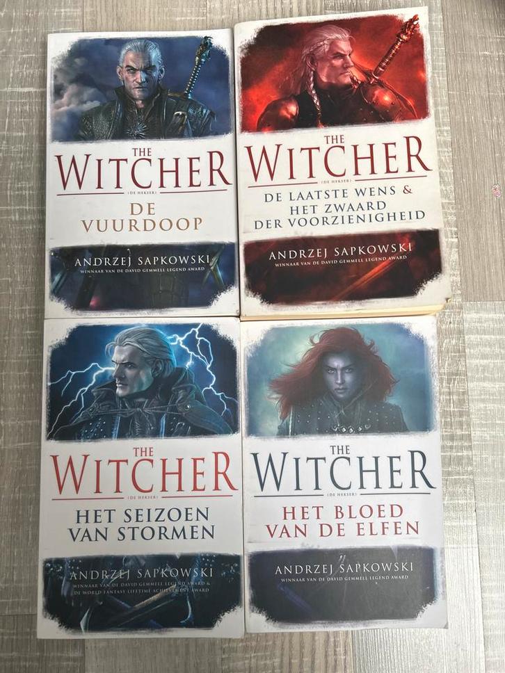 The Witcher Boeken Collectie, Boeken, Fantasy, Gelezen, Ophalen of Verzenden