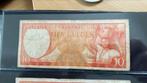 10 gulden 1957 Suriname, Los biljet, Ophalen of Verzenden, Zuid-Amerika