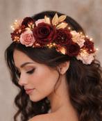 Bloemen haarband bloemenband, Kleding | Dames, Hoeden en Petten, Ophalen of Verzenden, Nieuw, One size fits all