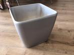Lechuze bloempot middelmaat zilver metalic, Steen, Minder dan 30 cm, Minder dan 60 cm, Rond